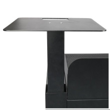 DNA Professional DJ BOOTH BK - DJ booth with illuminated RGB LED panel (black) DNA Professional DJ BOOTH BK - DJ booth with illuminated RGB LED panel (black)