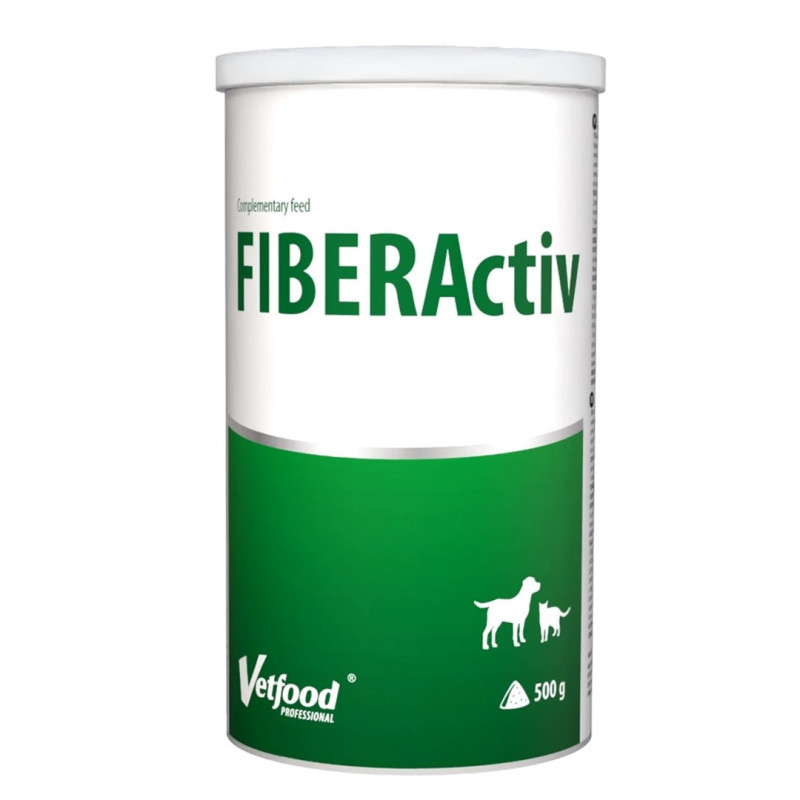 VETFOOD Fiber Activ - papildai šunims ir katėms - 500 g
