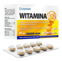EUROWET vitamino B12 papildai šunims ir katėms - 50 tablečių