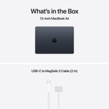 Apple MacBook Air 13.6 Retina M5 16GB 512SSD EN Midnight MDHE4ZE / A Nešiojamas kompiuteris