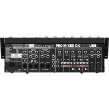 „Behringer DX2000USB“ – profesionalus 7 kanalų DJ maišytuvas su INFINIUM „bekontaktiu“ VCA kryžminiu faderiu ir USB / ga