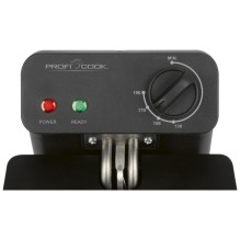 ProfiCook PC-FR 1325 Vienvietis 3 l Atskirai stovintis 2000 W Gruzdintuvė Juoda