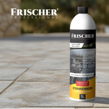 Koncentruotas valiklis grindinio trinkelėms ir akmeniui Frischer, 1000 ml Koncentruotas valiklis grindinio trinkelėms ir akmeniui Frischer, 1000 ml