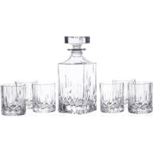 WHISKEY GLASSES AND GARAFE SET 6 PCS. OP WHISKEY GLASSES AND GARAFE SET 6 PCS. OP
