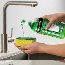 Frischer dishwashing liquid with peppermint oil, 500 ml Frischer dishwashing liquid with peppermint oil, 500 ml