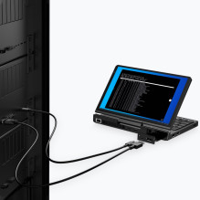 GPD Pocket 4 Ryzen 7 8840U / 8" WQXGA (2560x1600) Touchscreen 144Hz IPS / x360 / LAN / 16GB / SSD 1TB / BT / BLKB /