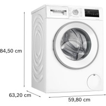 Skalbimo mašina „Bosch Serie 4 WAN2823APL“, 8 kg, 1400 aps./min., balta