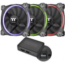 „Thermaltake Riing 14 RGB TT Premium“ 140 mm 3 vnt. pakuotė CL-F051-PL14SW-A