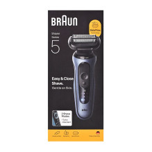 Braun Series 5 52-A1000S vyriškas skustuvas su tinklelio funkcija, mėlynas