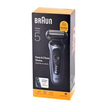 Braun Series 5 52-A1000S vyriškas skustuvas su tinklelio funkcija, mėlynas