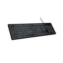 Natec Herring Glow US Keyboard with white backlight Natec Herring Glow US Keyboard with white backlight