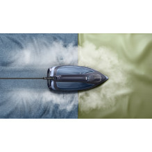 „Philips 6000“ serijos DST6120 / 20 lygintuvas Garinis lygintuvas „SteamGlide Plus“ padas 2600 W Mėlyna