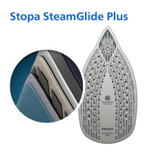 „Philips 6000“ serijos DST6120 / 20 lygintuvas Garinis lygintuvas „SteamGlide Plus“ padas 2600 W Mėlyna