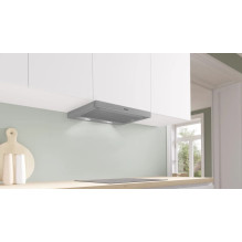 Bosch Serie 2 DFM064W55 gartraukis pusiau įmontuojamas (ištraukiamas) metalinis, sidabrinis 394 m³/h