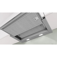 Bosch Serie 2 DFM064W55 gartraukis pusiau įmontuojamas (ištraukiamas) metalinis, sidabrinis 394 m³/h