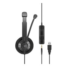 EPOS IMPACT SC 75 USB MS ausinės, kabelis, Kopfbügel, Anrufe / muzika, USB Typ-A, Schwarz EPOS IMPACT SC 75 USB MS ausinės, kabelis, Kopfbügel, Anrufe / muzika, USB Typ-A, Schwarz