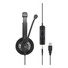 EPOS IMPACT SC 75 USB MS ausinės, kabelis, Kopfbügel, Anrufe / muzika, USB Typ-A, Schwarz EPOS IMPACT SC 75 USB MS ausinės, kabelis, Kopfbügel, Anrufe / muzika, USB Typ-A, Schwarz
