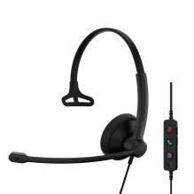 EPOS 1001419 ausinės, laidinės, su galvos juosta, biurui / skambučių centrui, USB C tipo / USB A tipo, juodos