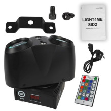 LIGHT4ME SID2 - 4-in-1 LED multi-effect light + beam / laser / strobe effect