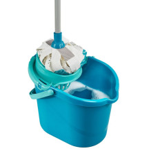LEIFHEIT 52106 mop Cotton, Fiber Dry&amp;wet Blue, White