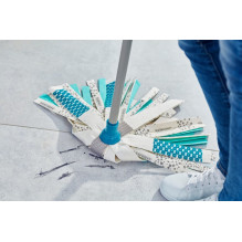 LEIFHEIT 52106 mop Cotton, Fiber Dry&amp;wet Blue, White
