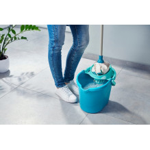 LEIFHEIT 52106 mop Cotton, Fiber Dry&amp;wet Blue, White
