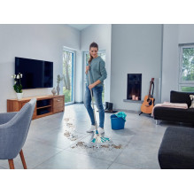 LEIFHEIT 52106 mop Cotton, Fiber Dry&amp;wet Blue, White