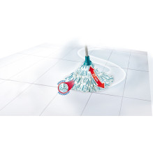 Leifheit 56792 mop Metal, Plastic, Viscose Turquoise, White