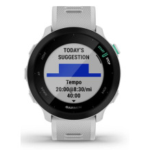 Garmin Forerunner 55 2.64 cm (1.04") MIP 42 mm Digital 208 x 208 pixels White GPS (satellite)
