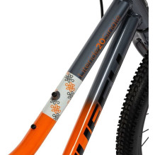 „Huffy Literide Alu 20“ oranžinis ir grafitinis dviratis (23205W)