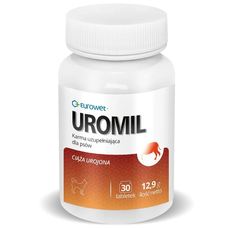 EUROWET Uromil - supplements for dogs - 30 tablets