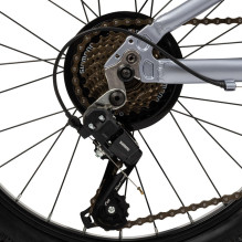 „Huffy Literide Alu 20“ dviratis, sidabro ir turkio spalvos (23005W) „Huffy Literide Alu 20“ dviratis, sidabro ir turkio spalvos (23005W)