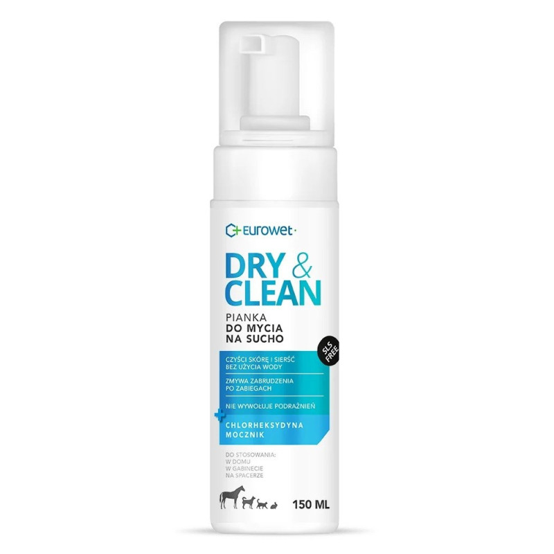EUROWET Dry Clean - putos šunims ir katėms - 150 ml