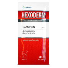 EUROWET Hexoderm - šampūnas šunims ir katėms - 20 x 20 ml