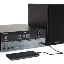 Aiwa MSBTU-700DAB namų garso sistema Namų garso mikro sistema 25 W Arkties mėlyna, Juoda