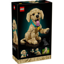 LEGO ICONS 11384 Auksaspalvio retriverio šuniukas