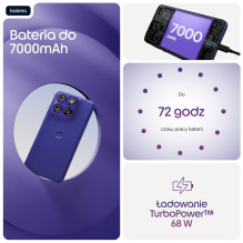 „Motorola edge 70 fusion“ 17,2 cm (6,78 colio) dviejų SIM kortelių „Android 16.0“ 5G USB C tipo 12 GB 256 GB 7000 mAh vi