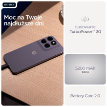 „Motorola Moto G67 5G 8 / 128 GB“ išmanusis telefonas su „PANTONE Arctic Seal“ spalva (pilka)