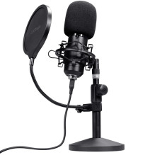 Trust GXT 269 Emita II Black studijinis mikrofonas Trust GXT 269 Emita II Black studijinis mikrofonas
