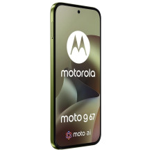 „Motorola Moto G67 5G 8 / 256 GB“ išmanusis telefonas su „PANTONE Nile“ spalva