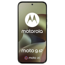 „Motorola Moto G67 5G 8 / 256 GB“ išmanusis telefonas su „PANTONE Nile“ spalva