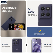 „Motorola Moto G17 Power“ 17,1 cm (6,72 colio) hibridinis dviejų SIM kortelių įrenginys, „Android 15“, USB C tipo, 8 GB,