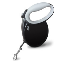 HILTON Smart dog XL (40 kg) - ištraukiamas pavadėlis - juodai pilkas - 7 m HILTON Smart dog XL (40 kg) - ištraukiamas pavadėlis - juodai pilkas - 7 m