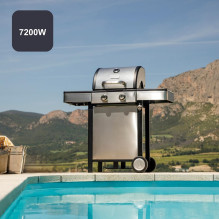 „Black+Decker BXOG7200E“ dujinė kepsninė, 2 degikliai x 3,6 kW