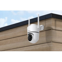 „Foscam PD5 5MP“ balta IP stebėjimo kamera „Foscam PD5 5MP“ balta IP stebėjimo kamera