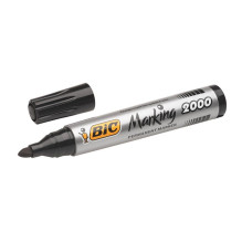 Permanentinis žymeklis Bic, juodas Permanentinis žymeklis Bic, juodas