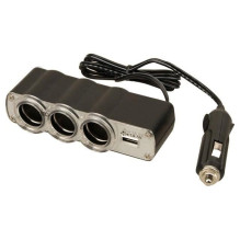Citreum Car Cigarette Lighter Socket Multiplier with USB ...