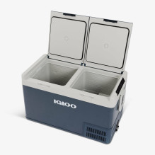 Igloo ICF 80DZ šaldytuvas, 83 l, elektrinės mėlynos, pilkos spalvos Igloo ICF 80DZ šaldytuvas, 83 l, elektrinės mėlynos, pilkos spalvos