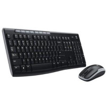 Klaviatūra Logitech MK270 EN, juoda, belaidė