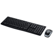 Klaviatūra Logitech MK270 EN, juoda, belaidė